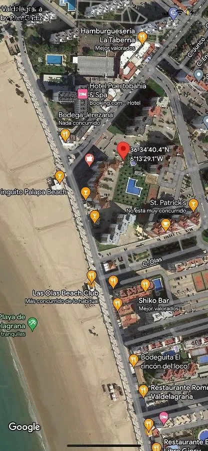 Apartment Apartamento En Primera Linea De Playa Valdemar 1 El Puerto de Santa Maria
